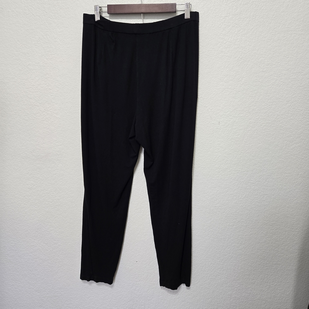 Eileen Fisher Black Sleep Pants Size M - Picture 6 of 10